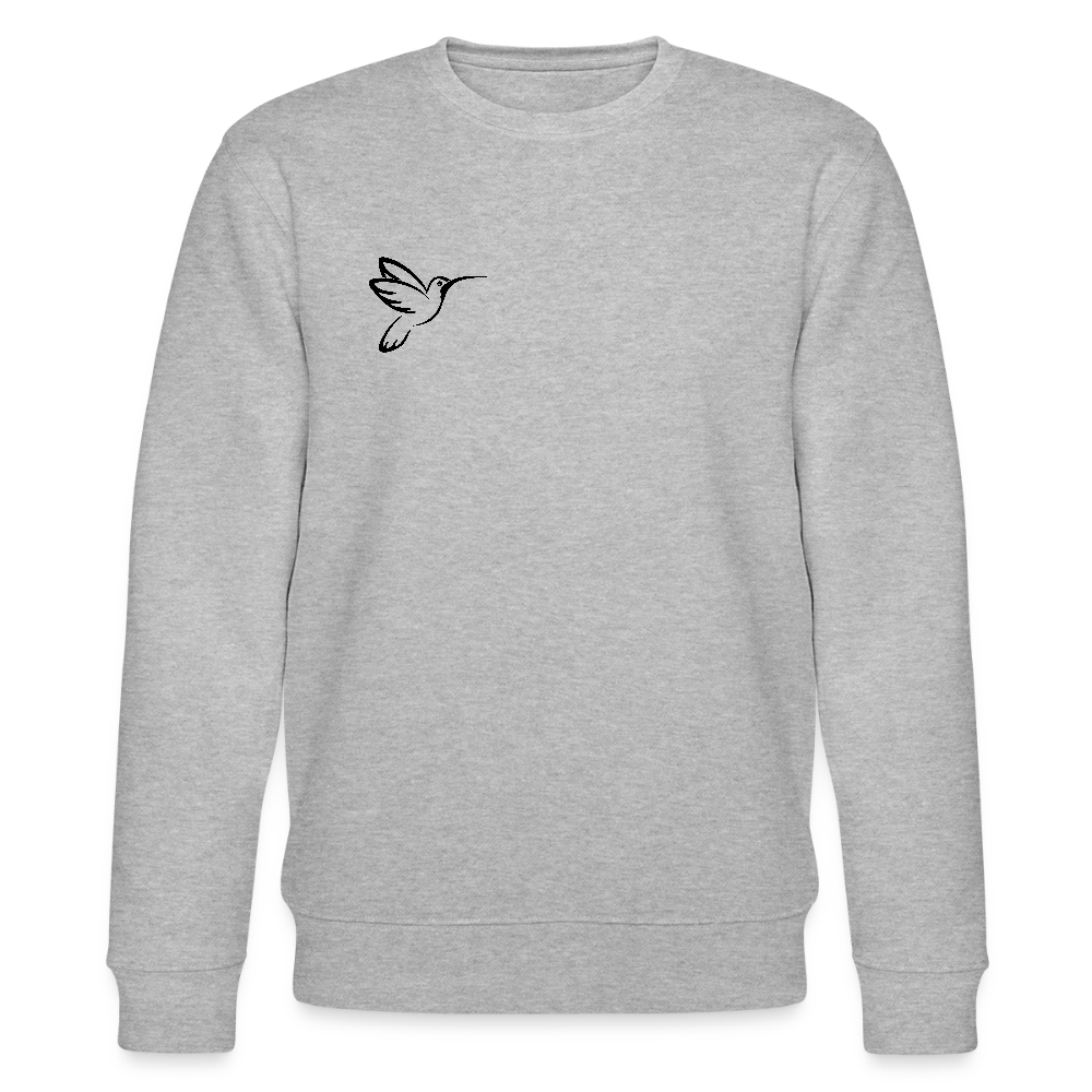 Kolibri - Bio Unisex Sweatshirt - Grau meliert