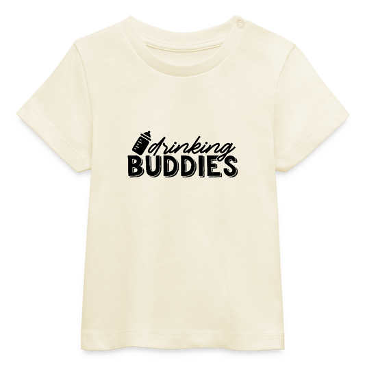 drinking Buddies - Bio Baby T-Shirt - Weißgrau