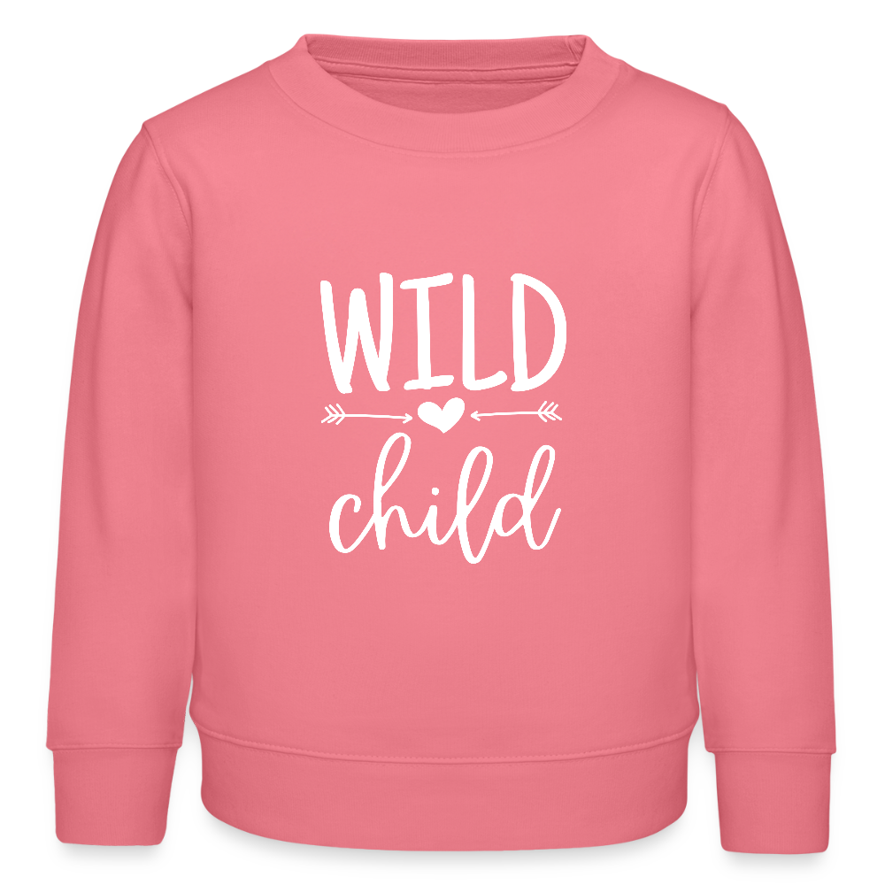 Wild child - Bio Kinder Sweatshirt - Pink 