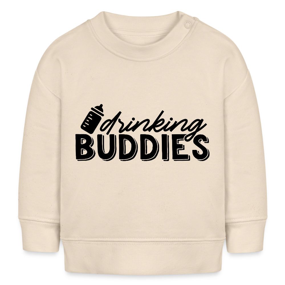 drinking Buddies - Bio Baby Sweatshirt - Weißgrau