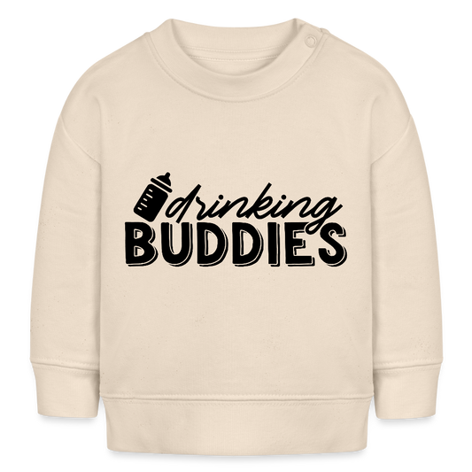 drinking Buddies - Bio Baby Sweatshirt - Weißgrau