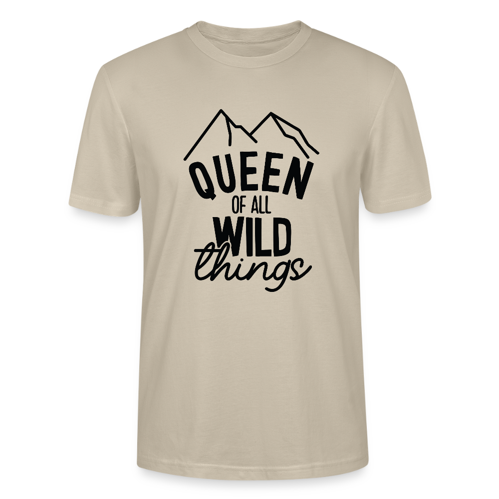 Queen of all wild things - Bio Unisex T-Shirt - Beige