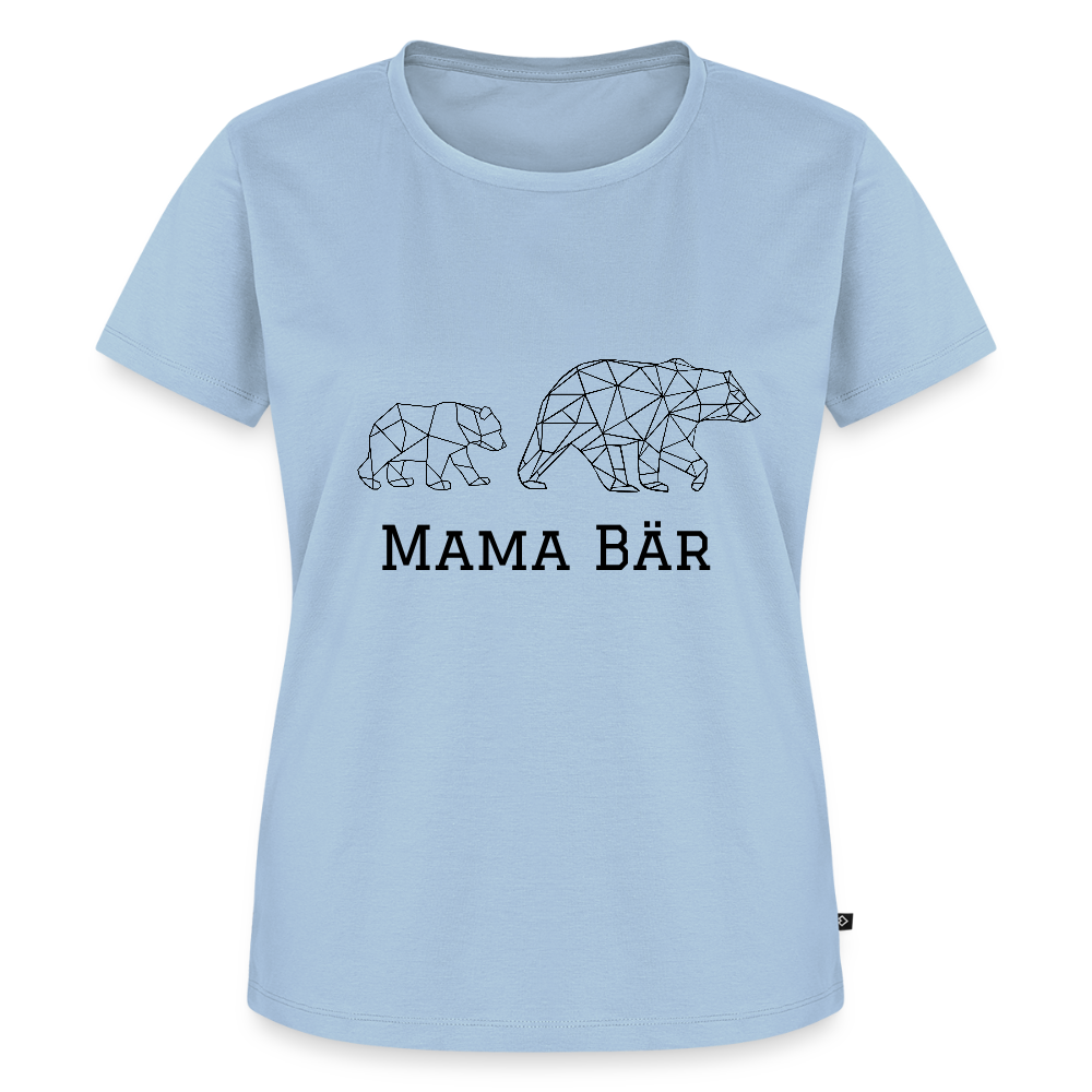 Mama Bär - Bio Frauen T-Shirt - Hellblau
