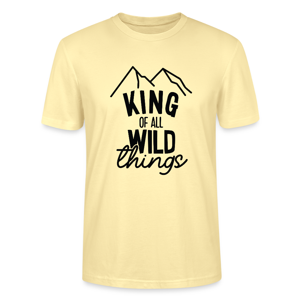King of all wild things - Bio Unisex T-Shirt - Creme