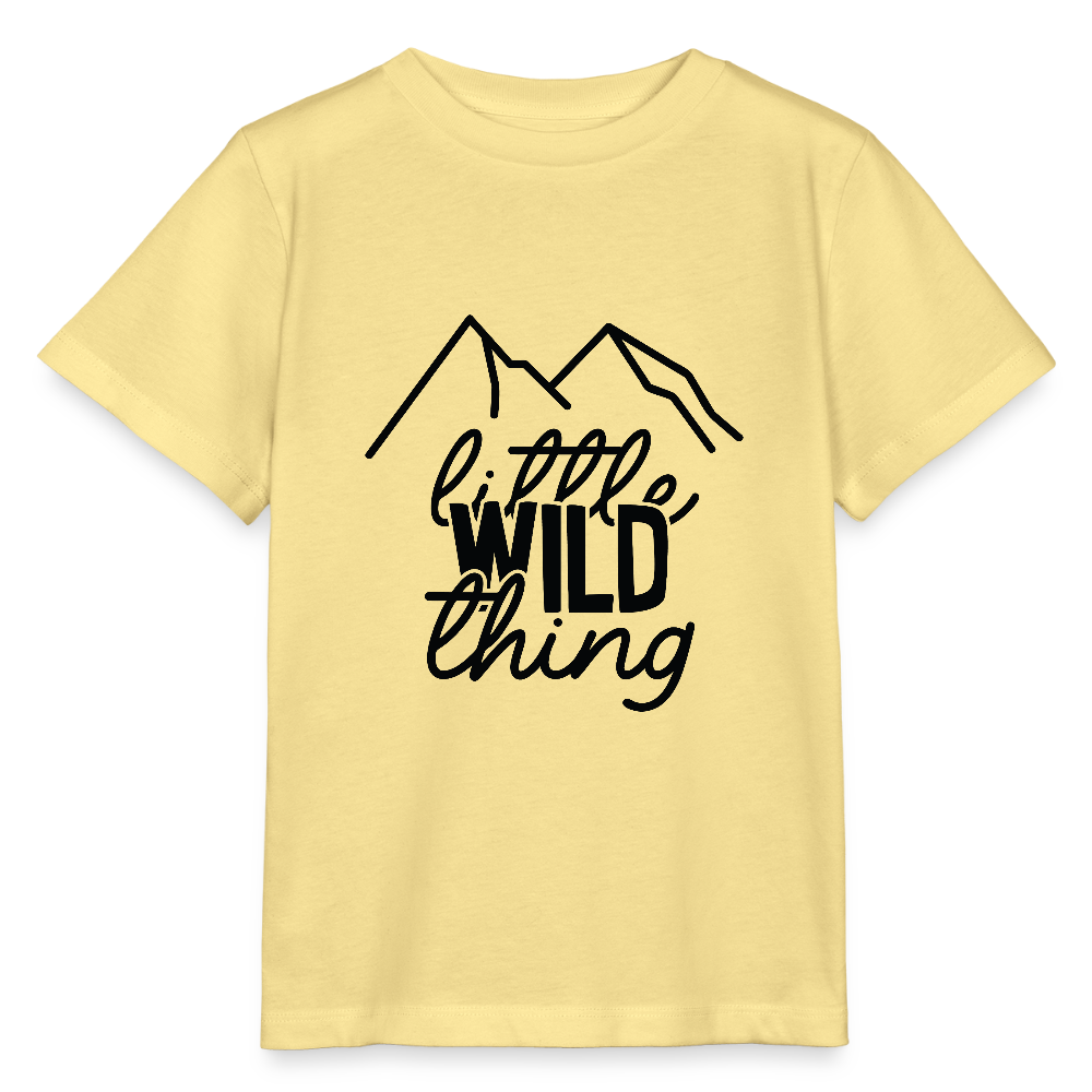 little wild thing - Bio Kinder T-Shirt - Gelb Viva 