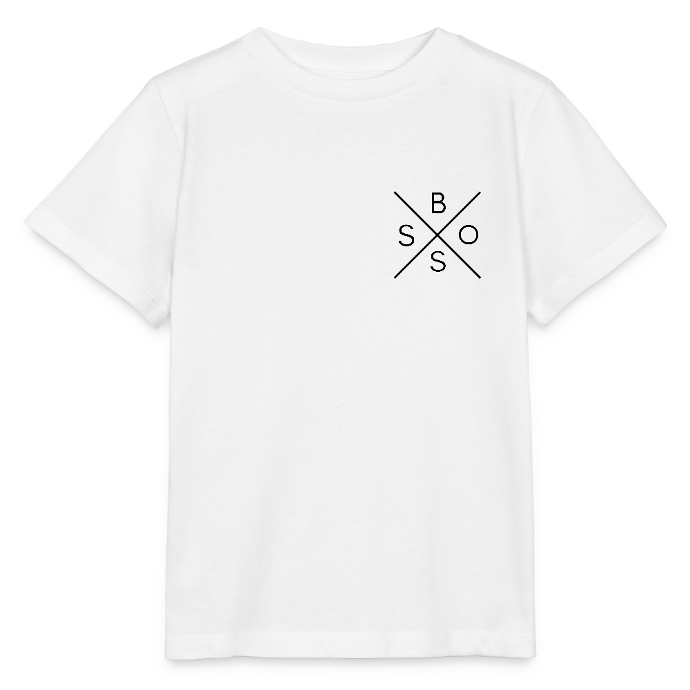 Boss - Bio Kinder T-Shirt - Weiß
