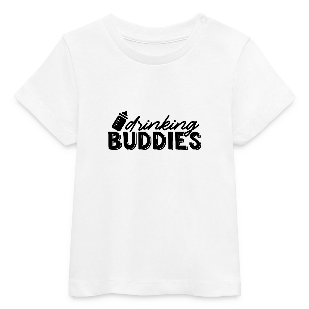 drinking Buddies - Bio Baby T-Shirt - Weiß
