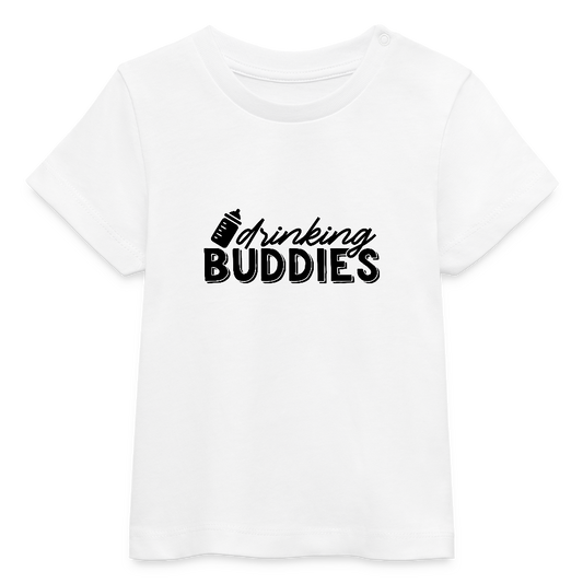 drinking Buddies - Bio Baby T-Shirt - Weiß