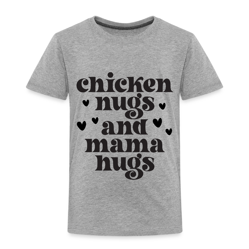 chicken Nugs - Bio Kinder T-Shirt - Grau meliert