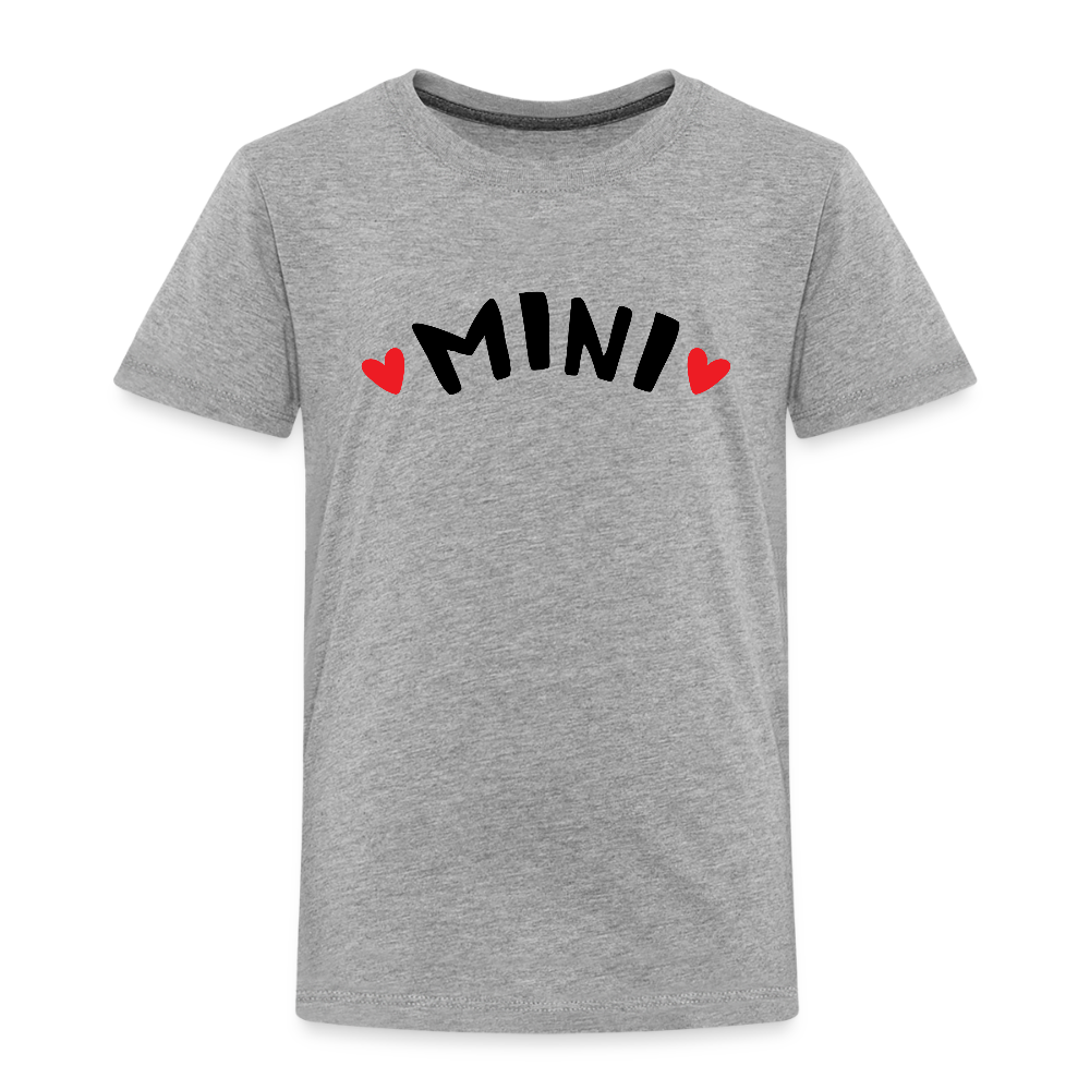 Mini - Kinder T-Shirt - Grau meliert