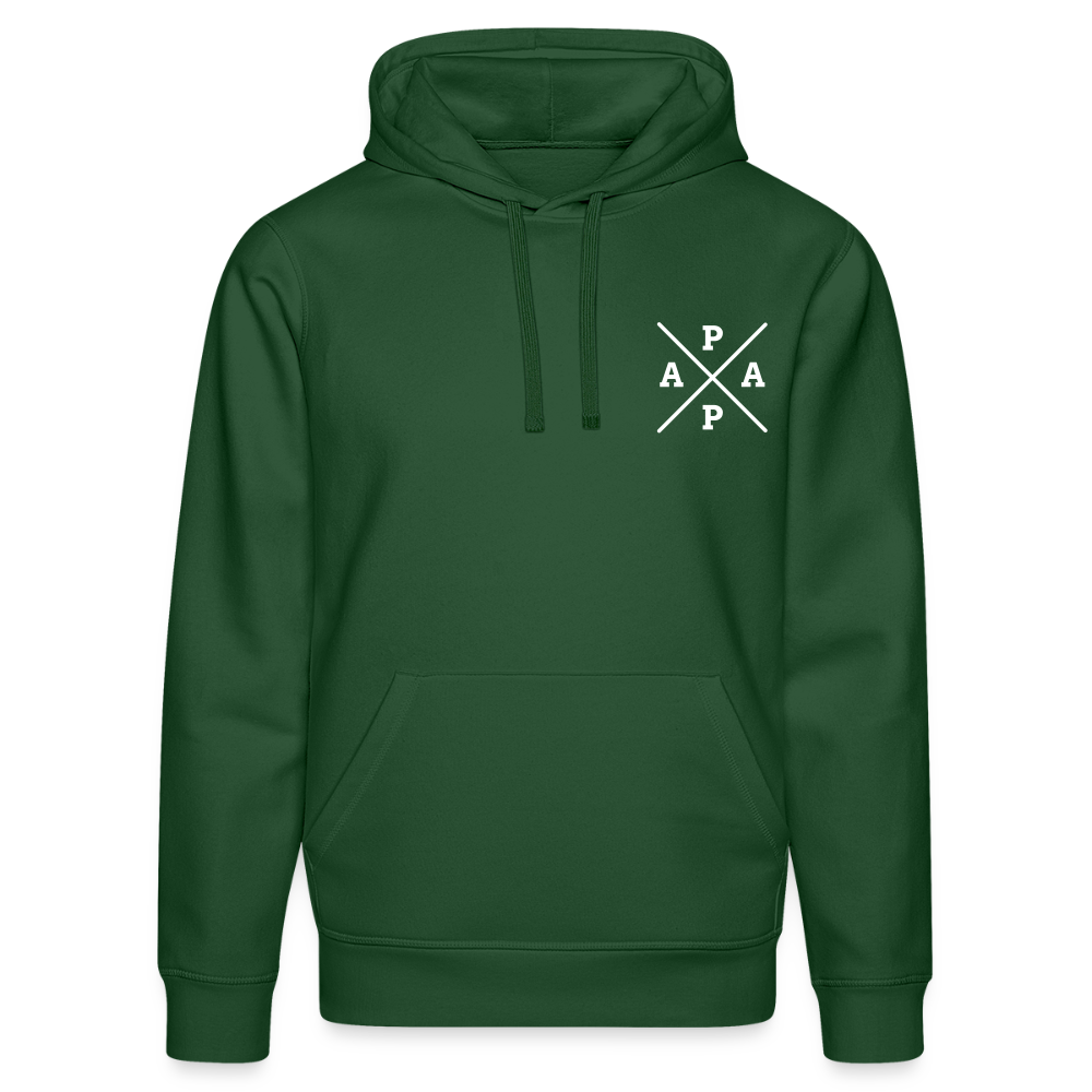 Papa - Bio Unisex Hoodie - Flaschengrün