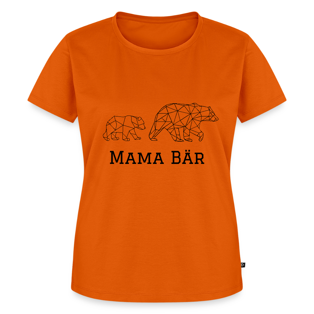 Mama Bär - Bio Frauen T-Shirt - Orange 