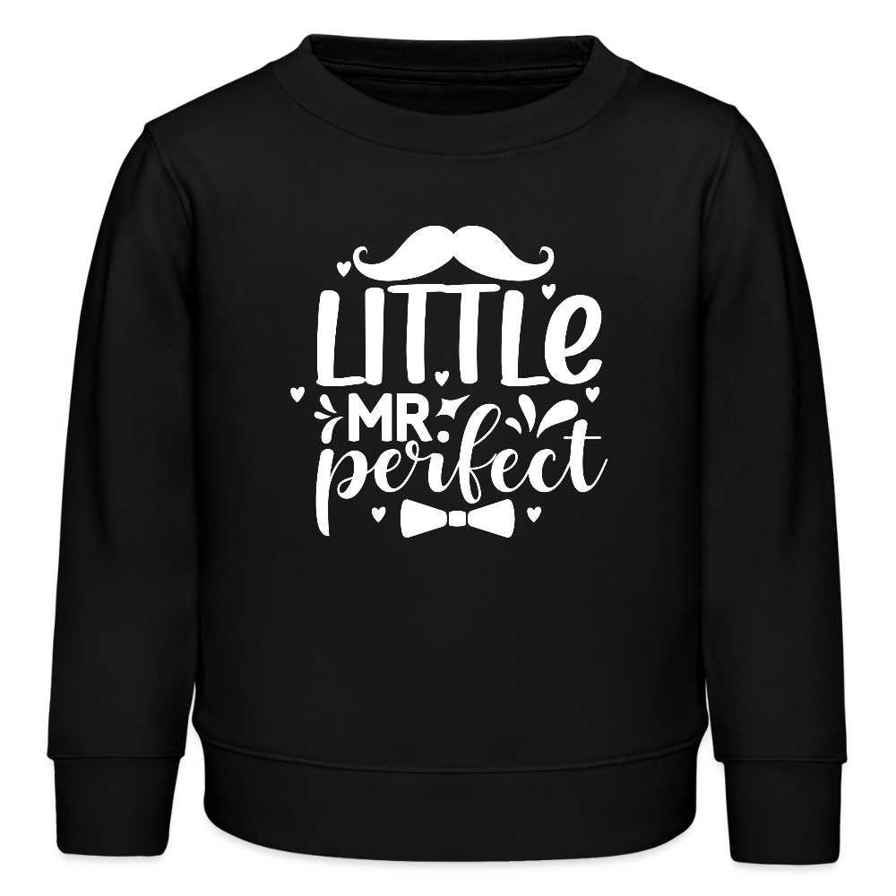 little Mr. perfect - Bio Kinder Sweatshirt - Schwarz