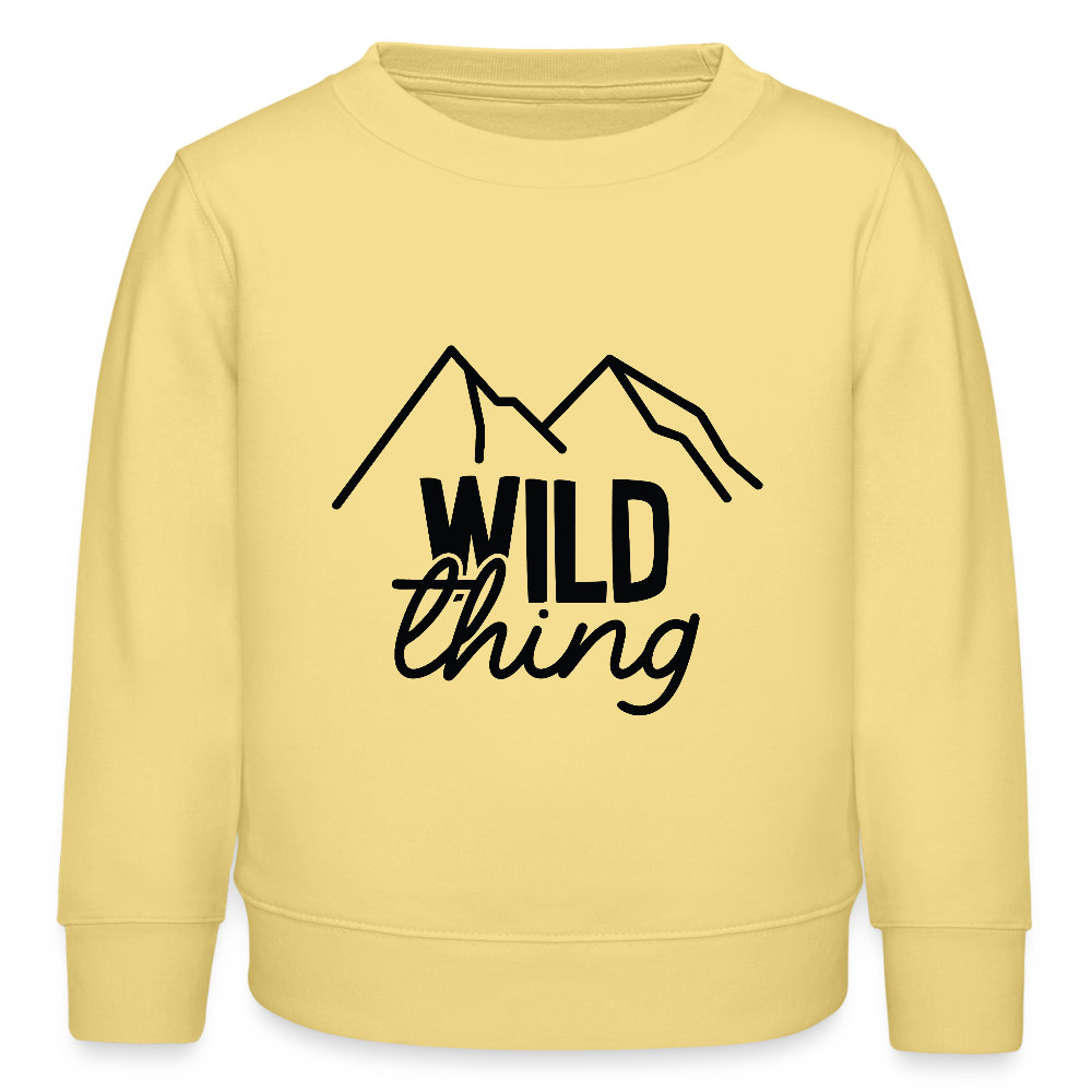 wild thing -  Bio Kinder Sweatshirt - Gelb Viva 
