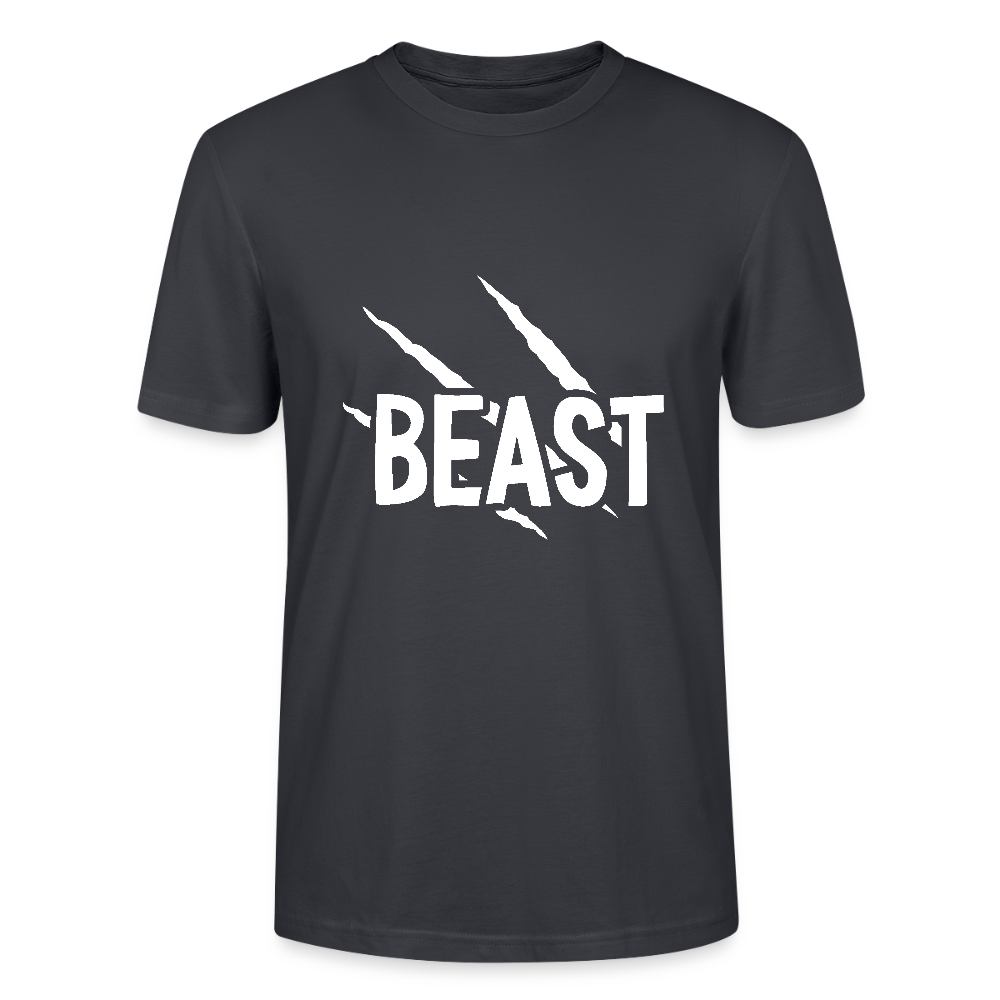 Beast - Bio Unisex T-Shirt - Dunkles Graublau