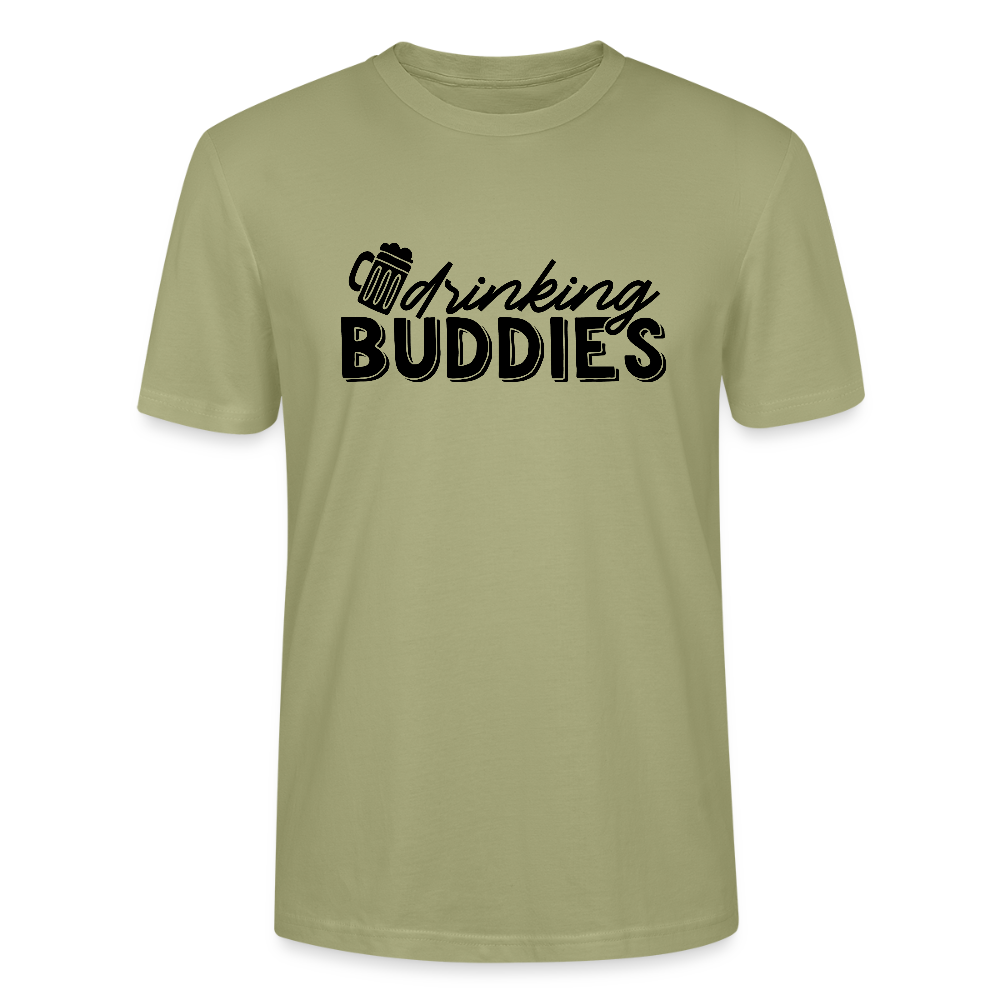 drinking Buddies - Bio Unisex T-Shirt - Nebelgrün