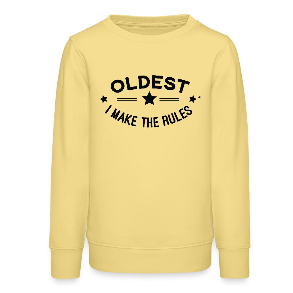 Oldest - Bio Teenager Sweatshirt - Gelb Viva 
