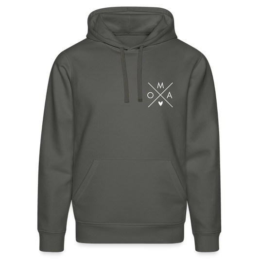 Oma - Bio Unisex Hoodie - Anthrazit
