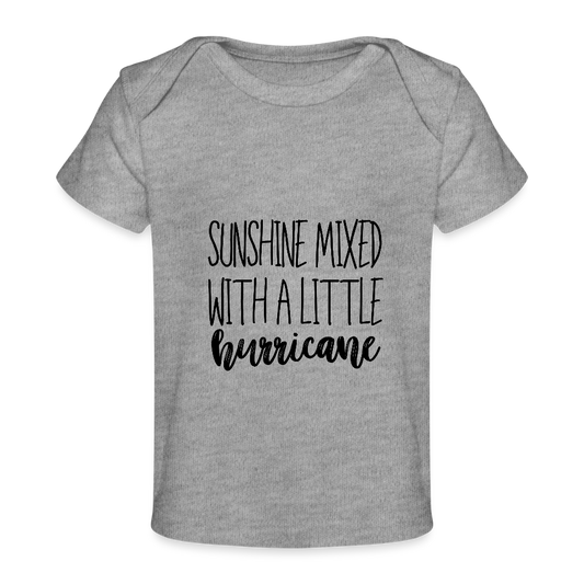 hurricane - Baby Bio-T-Shirt - Grau meliert