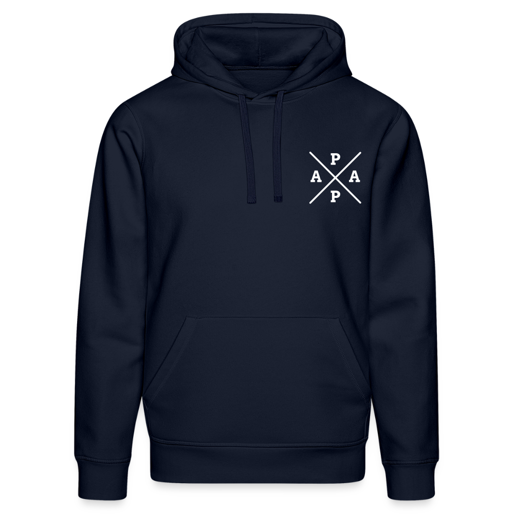 Papa - Bio Unisex Hoodie - French Navy
