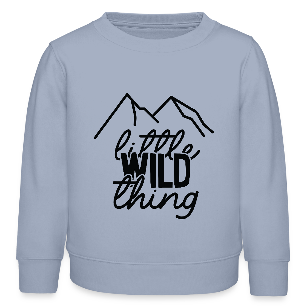 little wild thing -  Bio Kinder Sweatshirt - Lavendel-Violett