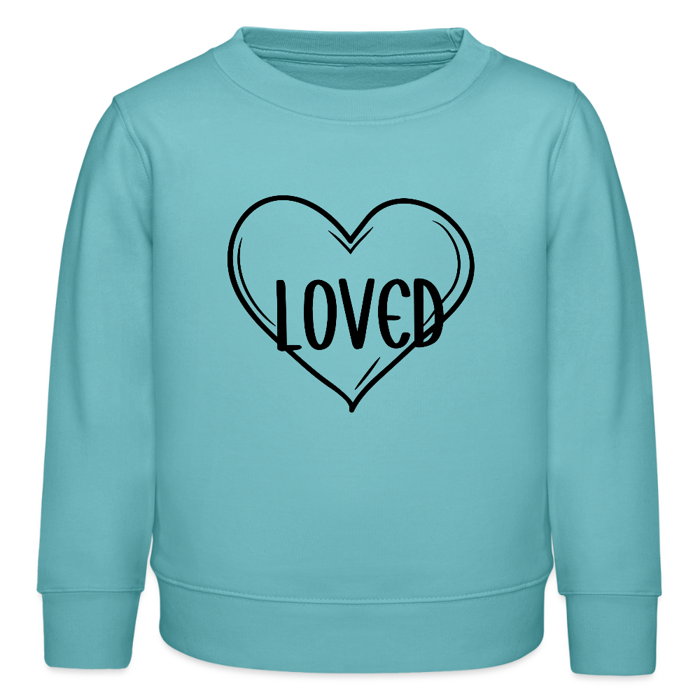 Loved - Kinder Bio Pullover - Pastelltürkis