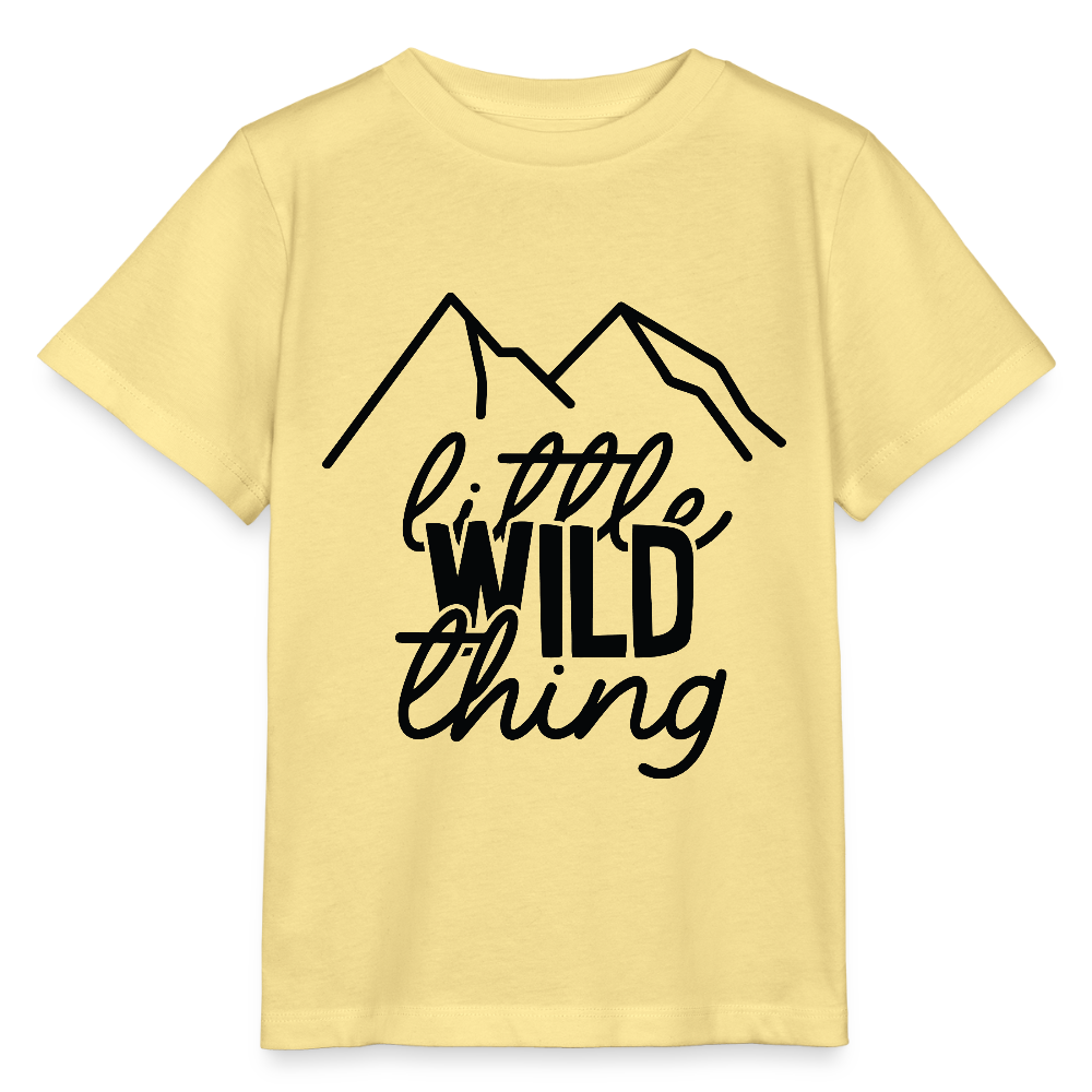 little wild thing - Bio Kinder T-Shirt - Gelb Viva 