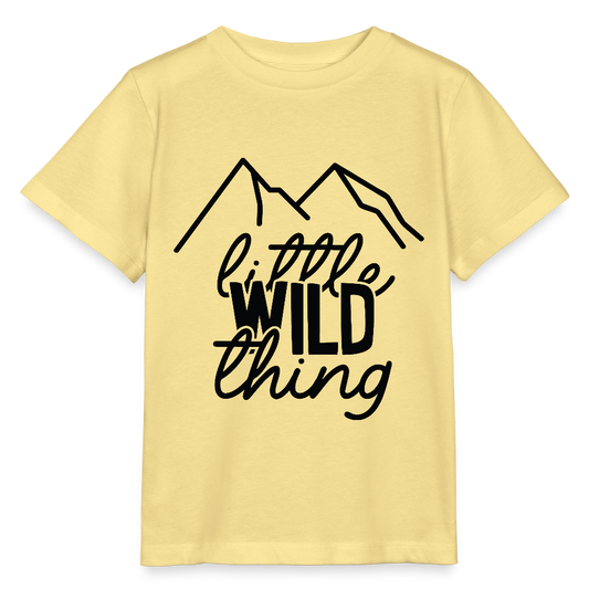 little wild thing - Bio Kinder T-Shirt - Gelb Viva 