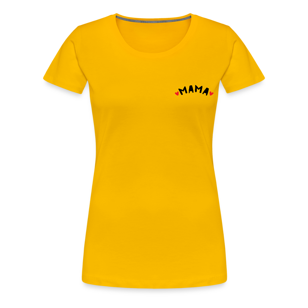 Mama - Frauen Bio T-Shirt - Sonnengelb