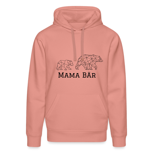 Mama Bär - Bio Unisex Hoodie - Altrosa