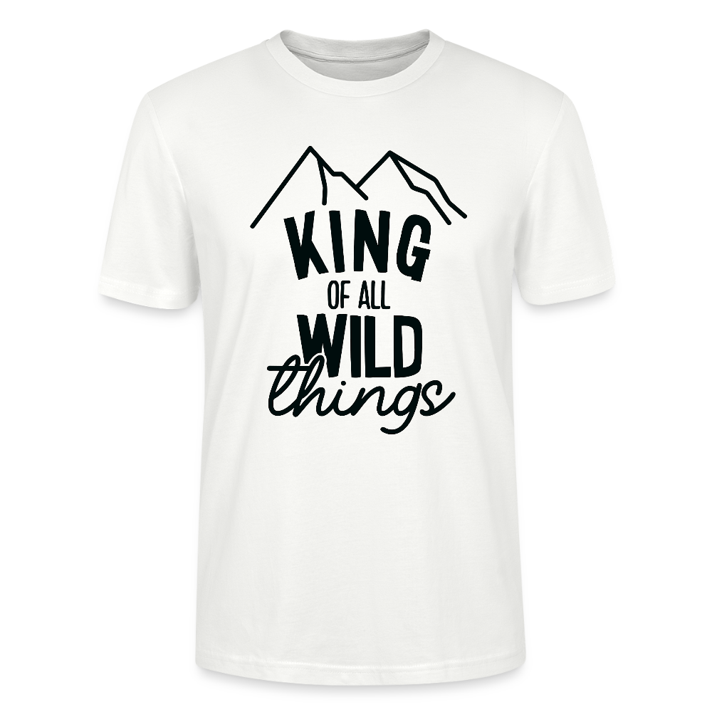 King of all wild things - Bio Unisex T-Shirt - Weiß
