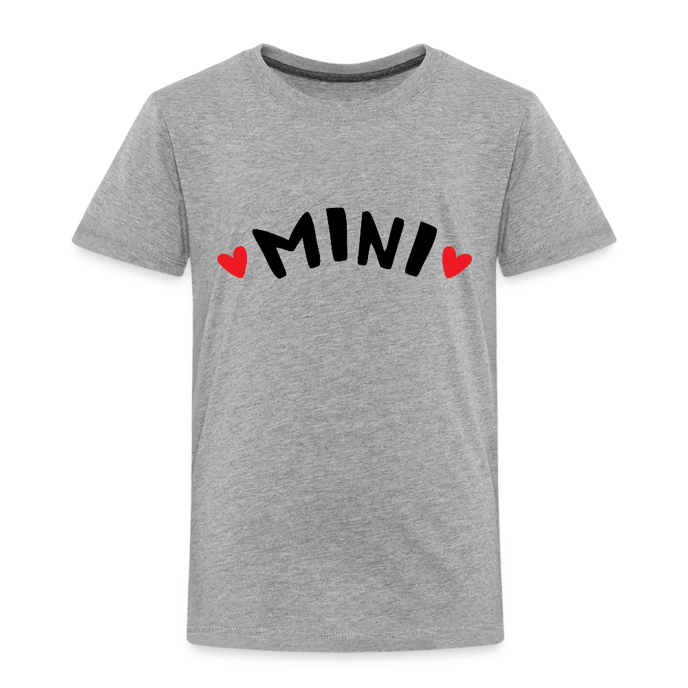 Mini - Kinder T-Shirt - Grau meliert