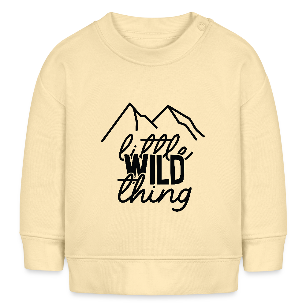 little wild thing -  Bio Baby Sweatshirt - Creme