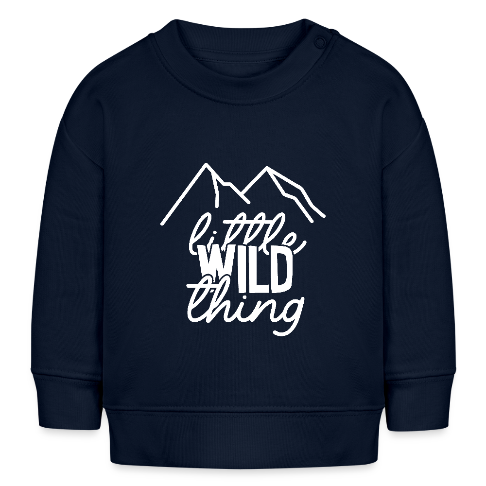 little wild thing -  Bio Baby Sweatshirt - Navy