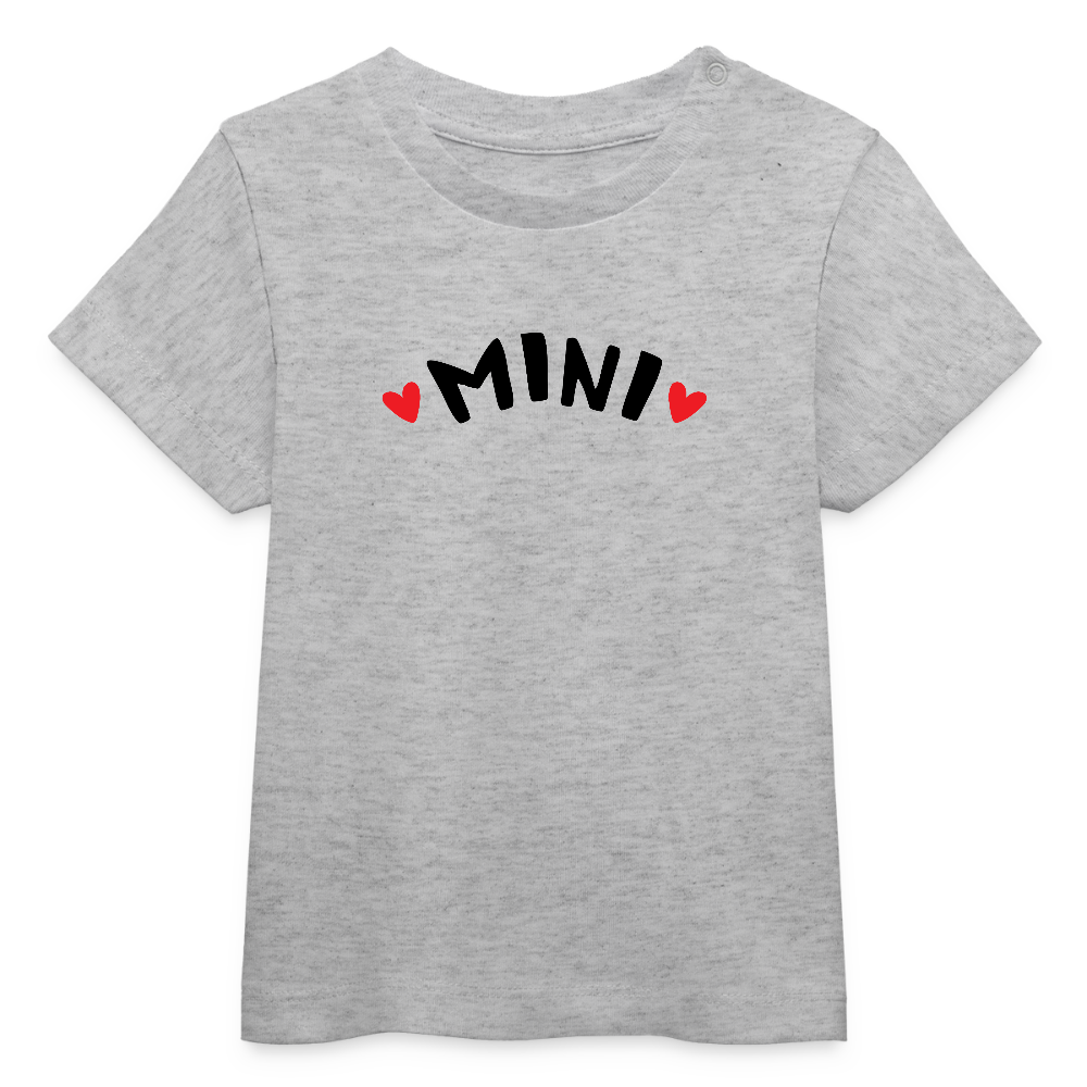 Mini - Baby Bio-T-Shirt - Grau meliert