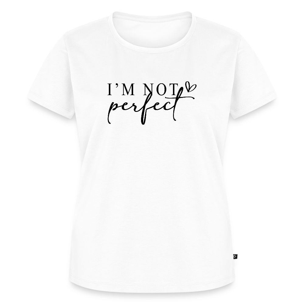 I'm not perfect - Frauen Premium T-Shirt - Weiß