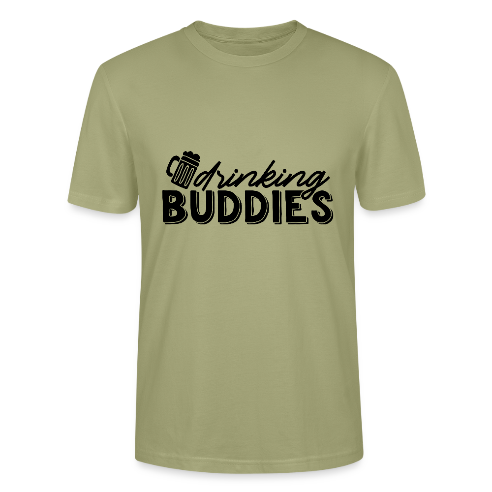 drinking Buddies - Bio Unisex T-Shirt - Nebelgrün
