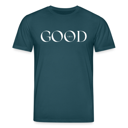 Good Vibes - Bio Unisex T-Shirt - Dunkles Petrol