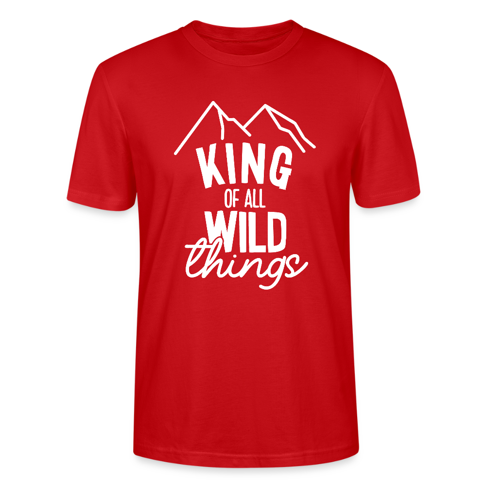 King of all wild things - Bio Unisex T-Shirt - Rot