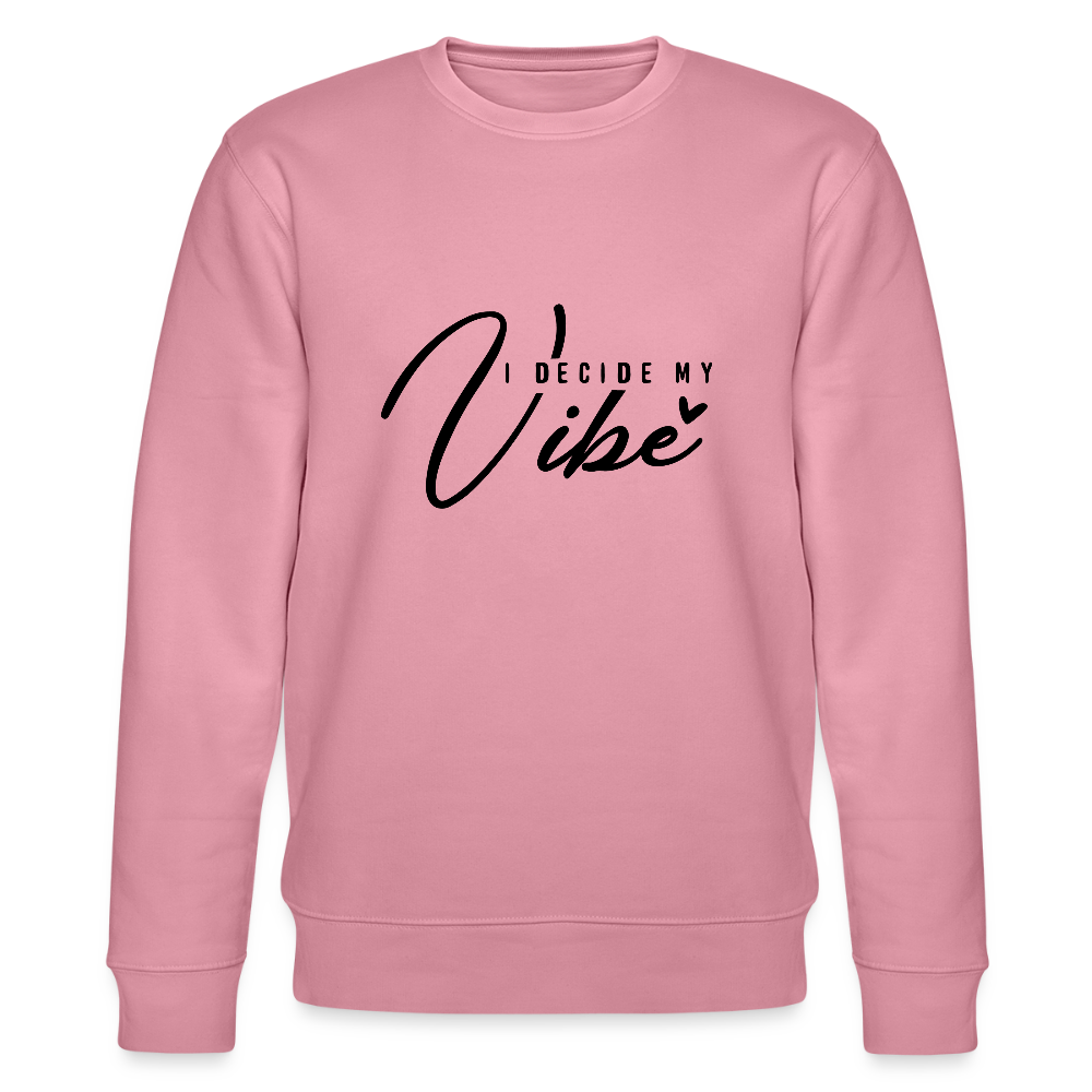 I decide my Vibe - Bio Unisex Sweatshirt - Lila Traum