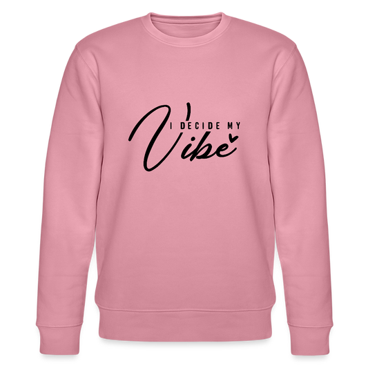 I decide my Vibe - Bio Unisex Sweatshirt - Lila Traum