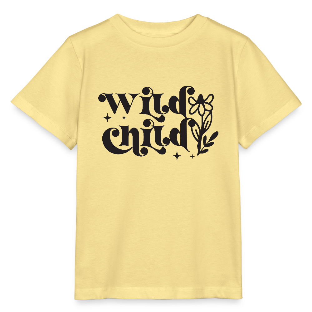 wild child - Bio Kinder T-Shirt - Gelb Viva 