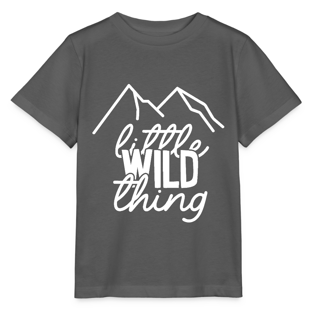 little wild thing - Bio Kinder T-Shirt - Anthrazit