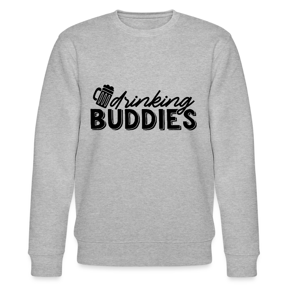 drinking Buddies - Bio Unisex Sweatshirt - Grau meliert
