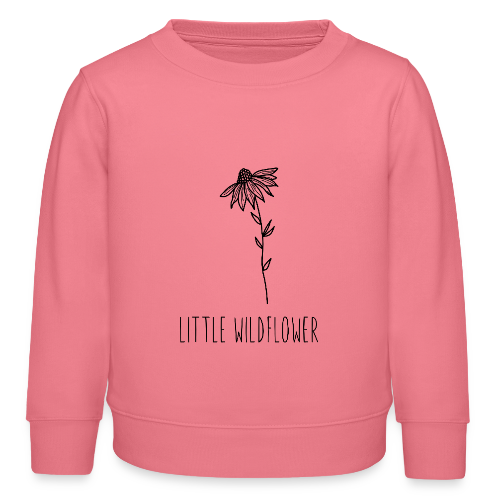 Little wildflower - Bio Kinder Sweatshirt - Pink 
