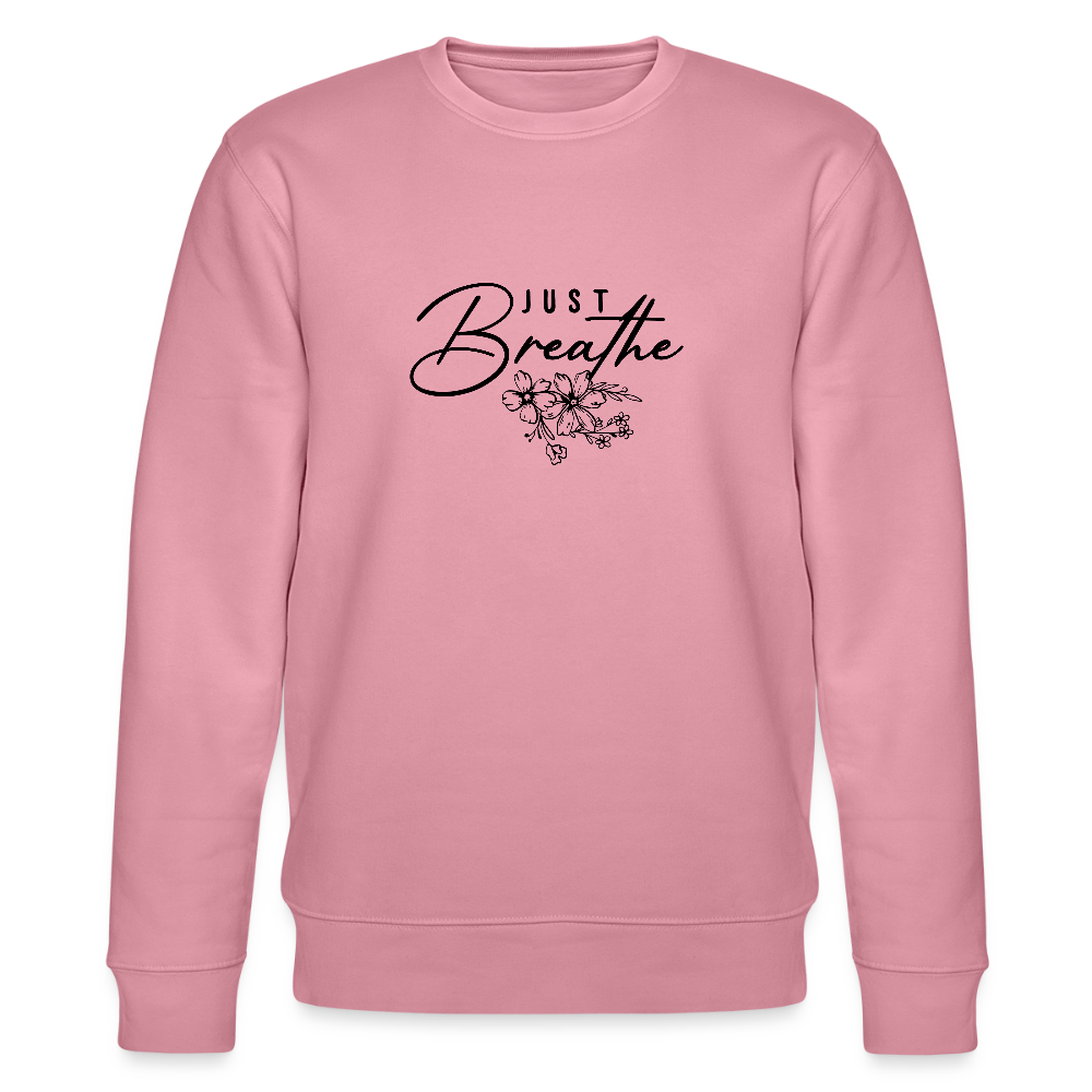 Just Breathe - Bio Unisex Sweatshirt - Lila Traum