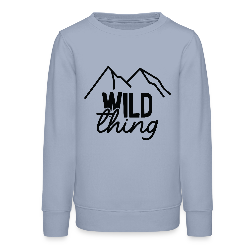wild thing -  Bio Kinder Sweatshirt - Lavendel-Violett