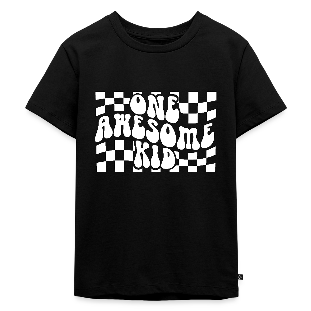 one awesome kid - Bio Kinder T-Shirt - Schwarz