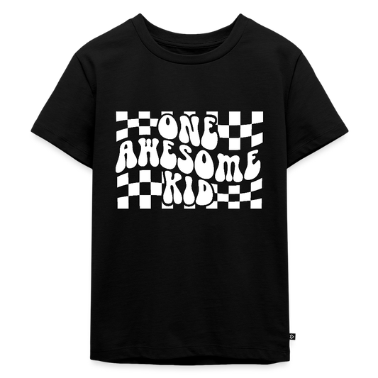 one awesome kid - Bio Kinder T-Shirt - Schwarz