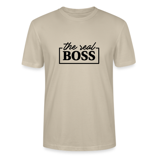the real Boss - Bio Unisex T-Shirt - Beige